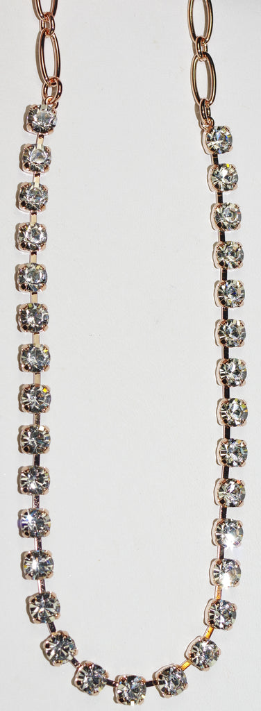 MARIANA NKLC - SLVR - CLEAR STONES