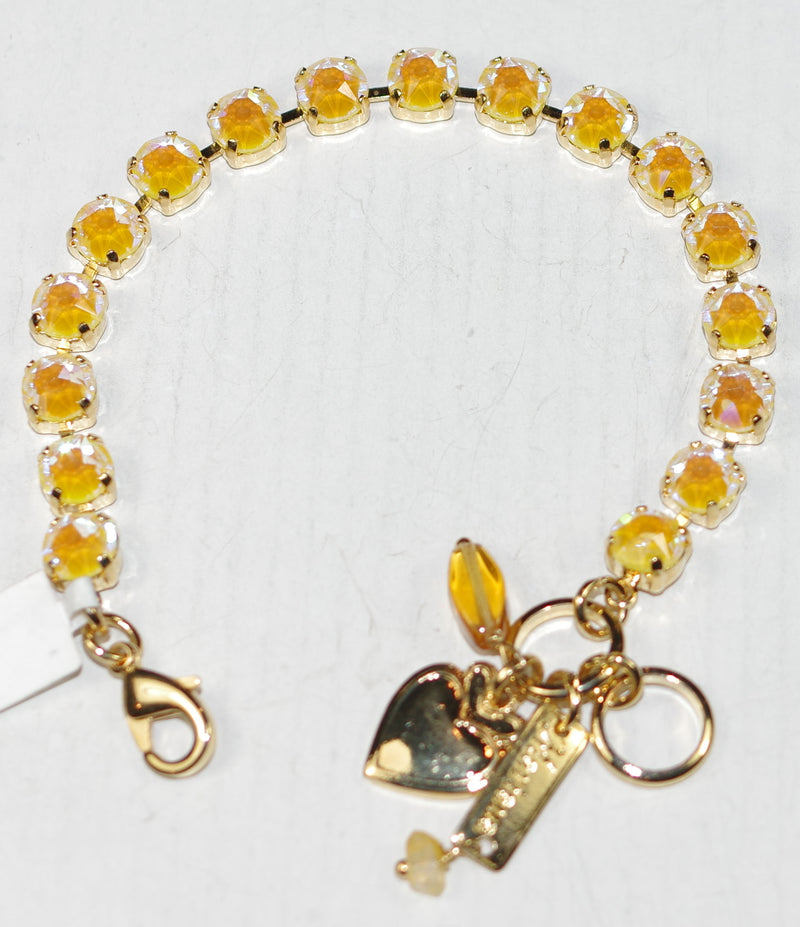 MARIANA BRACELET FIELDS OF GOLD: yellow sun kissed stones in yellow gold setting