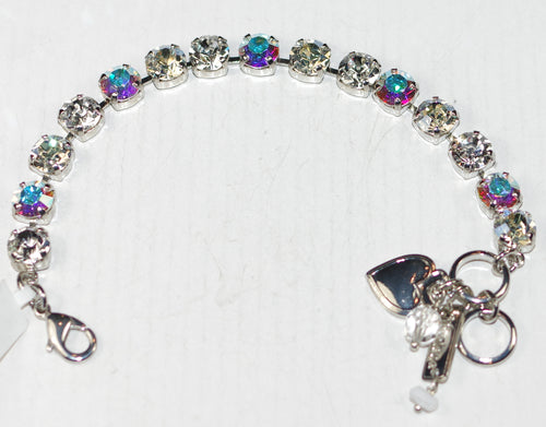 MARIANA BRACELET BETTE WINDS OF CHANGE: clear, a/b 1/4" stones in silver rhodium setting