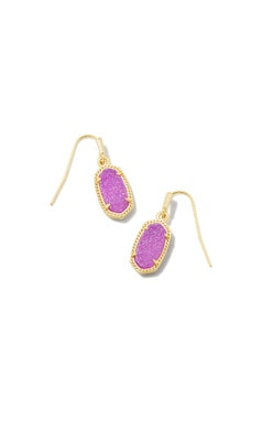 KENDRA SCOTT EARRINGS LEE GOLD MULBERRY DRUSY