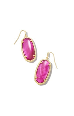 KENDRA SCOTT EARRINGS ELLE GOLD AZALEA ILLUSION