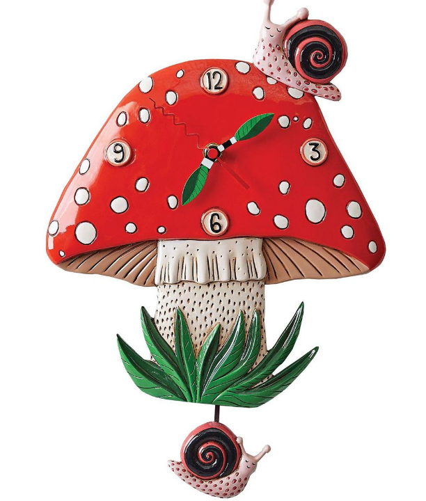 FUN-GUY MUSHROOM CLOCK