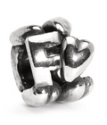 TROLLBEAD LETTER BEAD "F" BEAD
