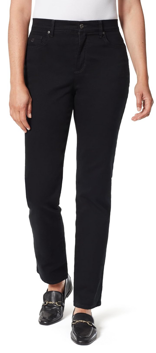 GLORIA VANDERBILT AMANDA SLIMMING JEAN BLACK