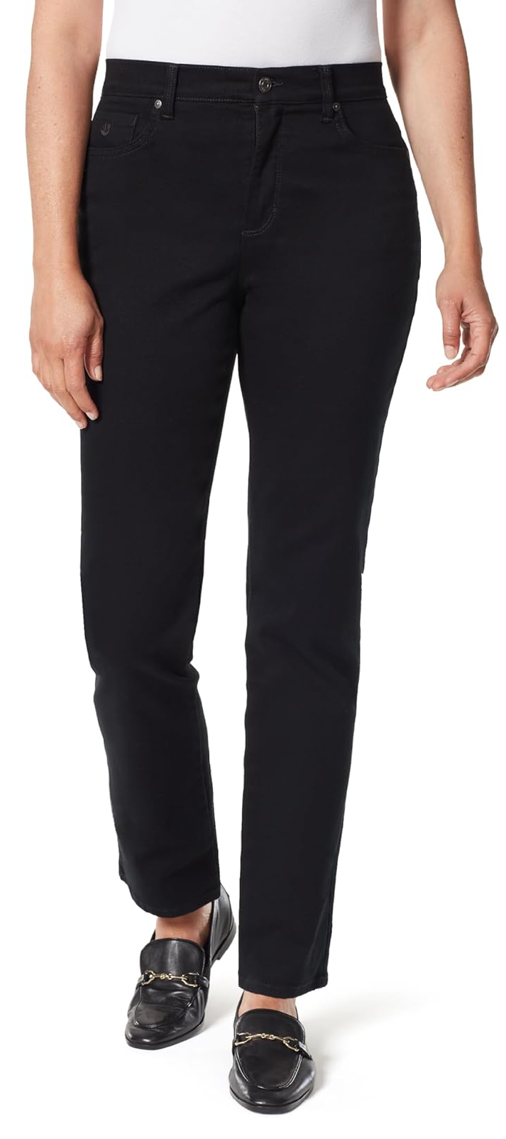 GLORIA VANDERBILT AMANDA SLIMMING JEAN BLACK