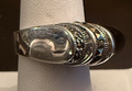 STERLING SILVER BLACK MARCASITE EMPIRE RING