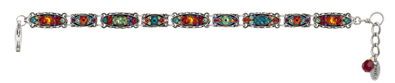 FIREFLY BRACELET SPARKLE THINK MC: multi color stones in silver setting