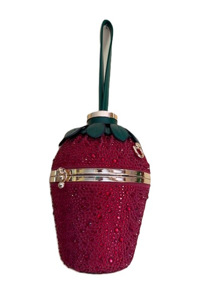 NEW YORK RED CRYSTAL STRAWBERRY BAG 61080