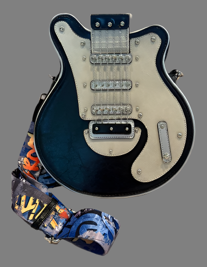NEW YORK GUITAR CROSSBODY BAG BLACK 61016