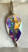 LUCA & DANNI AB TEARDROP BRACELET SILVER, STONE = 1" WIDE