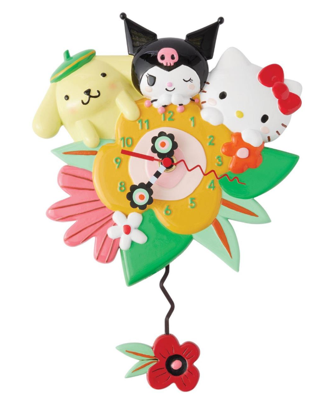 HELLO KITTY AND FRIENDS CLOCK 60550