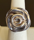 STERLING SILVER ROSE RING