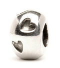 TROLLBEAD HEART PRINT BEAD