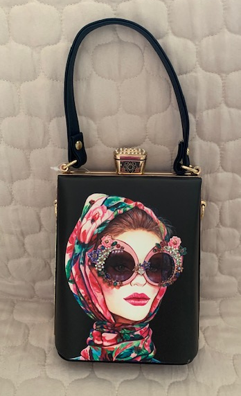 NEW YORK BLACK AUDREY GLAMOUR BAG