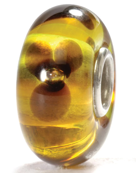 TROLLBEAD TRANSLUCENT FLOWER GLASS BEAD