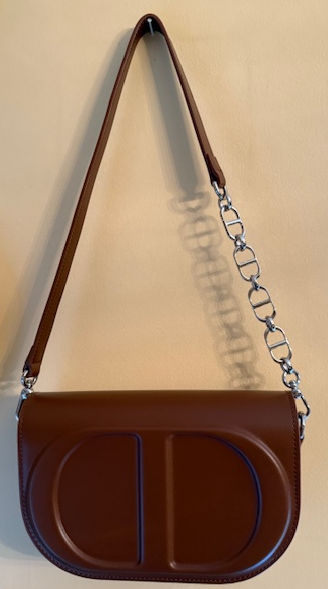 NEW YORK BROWN FAUX LEATHER BAG 61015