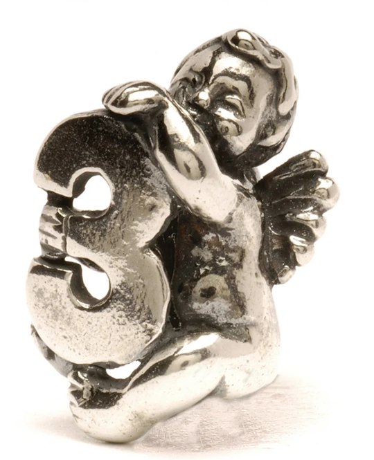 TROLLBEAD CHERUB THREE (3) BEAD