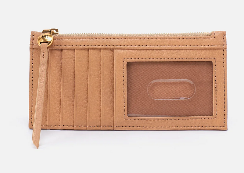 HOBO LEATHER CARTE CARD CASE SANDSTORM