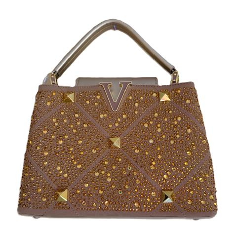 NEW YORK GOLD CRYSTAL BAG 61110