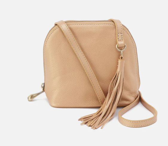 HOBO LEATHER NASH CROSSBODY DUSTY GOLD