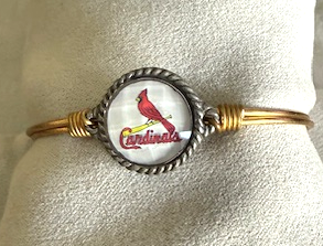 LUCA & DANNI STL CARDINALS GOLD BRACELET, SMALL, CENTER = 1.5MM