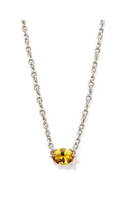 KENDRA SCOTT NECKLACE CAILIN RHODIUM YELLOW CRYSTAL