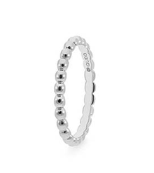QUDO SPACER MATINO SILVER RING