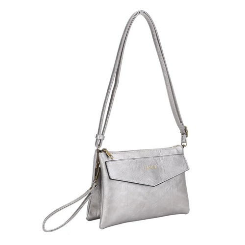 LIZ SOTO LEXI CROSS BODY LT PEWTER 61010