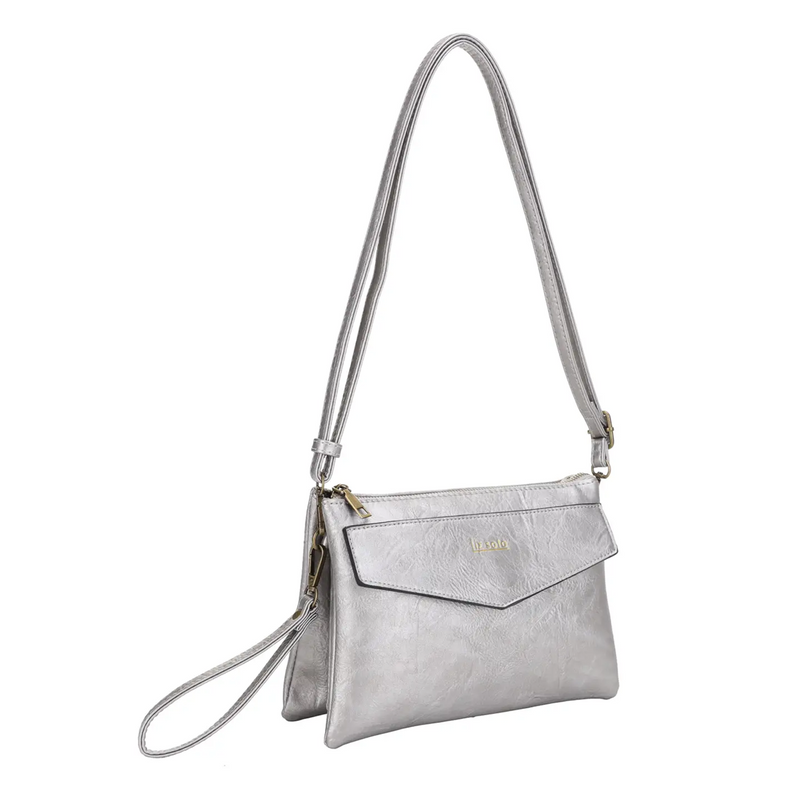 LIZ SOTO LEXI CROSS BODY LT PEWTER 61010
