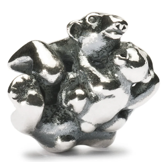 TROLLBEAD POLAR BEAR & BABY BEAD