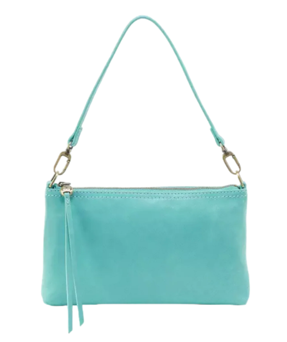 HOBO LEATHER DARCY - LIGHT AQUA