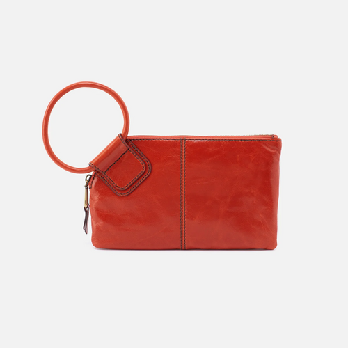 HOBO LEATHER SABLE WRISTLET MARIGOLD