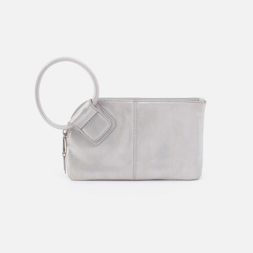 HOBO LEATHER SABLE - SILVER