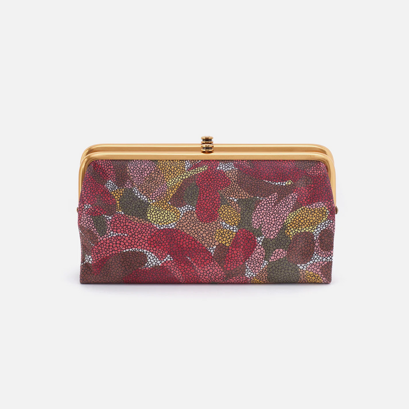 HOBO LEATHER LAUREN ABSTRACT FOLIAGE