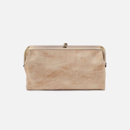 HOBO LEATHER LAUREN GOLD LEAF