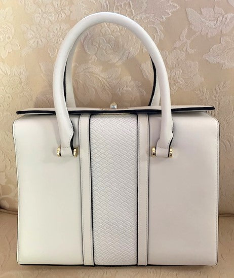 NEW YORK WHITE TOTE 59590