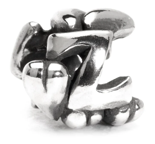 TROLLBEAD LETTER BEAD "Z" BEAD