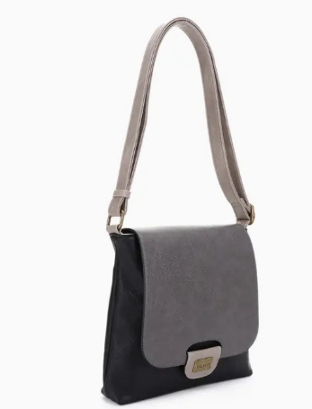 LIZ SOTO AMY CROSS BODY DARK GREY 58221