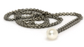 TROLLBEAD NECKLACE SILVER FANTASY PEARL