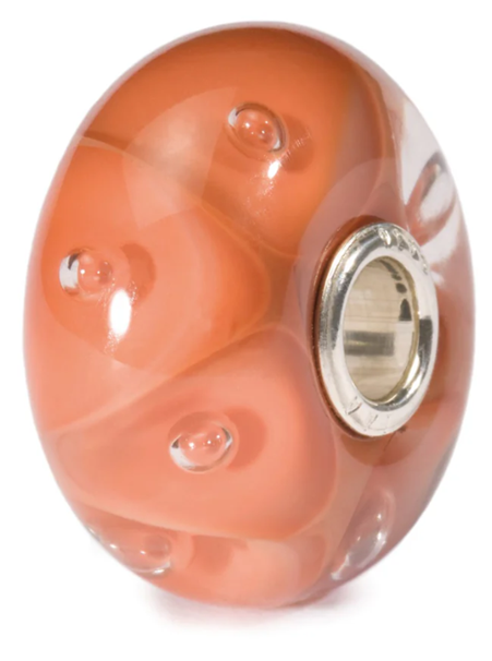 TROLLBEAD CORAL BUBBLES GLASS BEAD