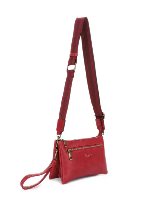 LIZ SOTO CHLOE CROSSBODY BURGUNDY 60157