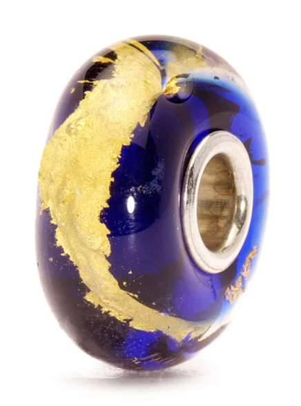 TROLLBEAD THROAT CHAKRA GLASS BEAD