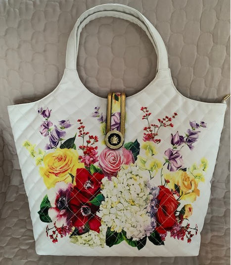 NEW YORK LARGE FLORAL TOTE 60674