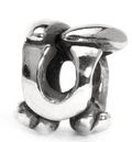 TROLLBEAD LETTER BEAD "U" BEAD