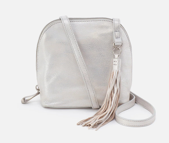 HOBO LEATHER NASH CROSSBODY SILVER