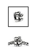 TROLLBEAD LETTER BEAD "F" BEAD