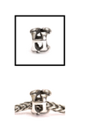 TROLLBEAD LETTER BEAD "H" BEAD