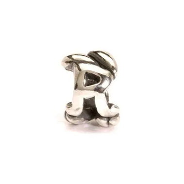 TROLLBEAD LETTER BEAD "R" BEAD