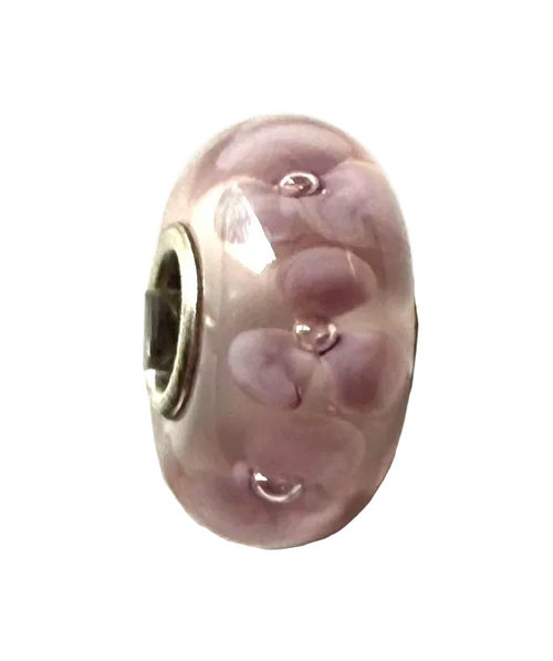 TROLLBEAD UNIVERSAL UNIQUE PINK BUBBLE FLOWER