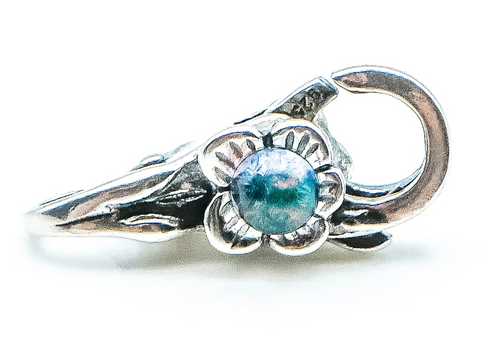 TROLLBEADS FLOWER DICHROIC LOCK CLASP